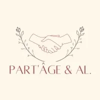 Voici le logo de la marque PART'AGE & AL. qui représente son identité graphique.