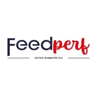 Voici le logo de la marque FEED PERF qui représente son identité graphique.