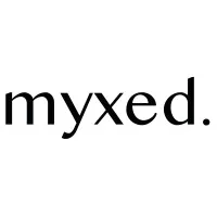 Voici le logo de la marque MYXED qui représente son identité graphique.