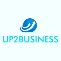 Voici le logo de la marque UP2BUSINESS qui représente son identité graphique.