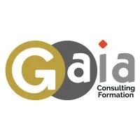 Voici le logo de la marque GAIA CONSULTING FORMATION qui représente son identité graphique.