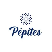 Voici le logo de la marque PEPITES qui représente son identité graphique.