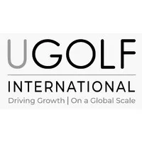 Voici le logo de la marque UGOLF INTERNATIONAL qui représente son identité graphique.