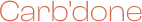 Voici le logo de la marque CARBDONE qui représente son identité graphique.