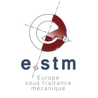 Voici le logo de la marque EUROPE SOUS TRAITANCE MECANIQUE (ESTM) qui représente son identité graphique.