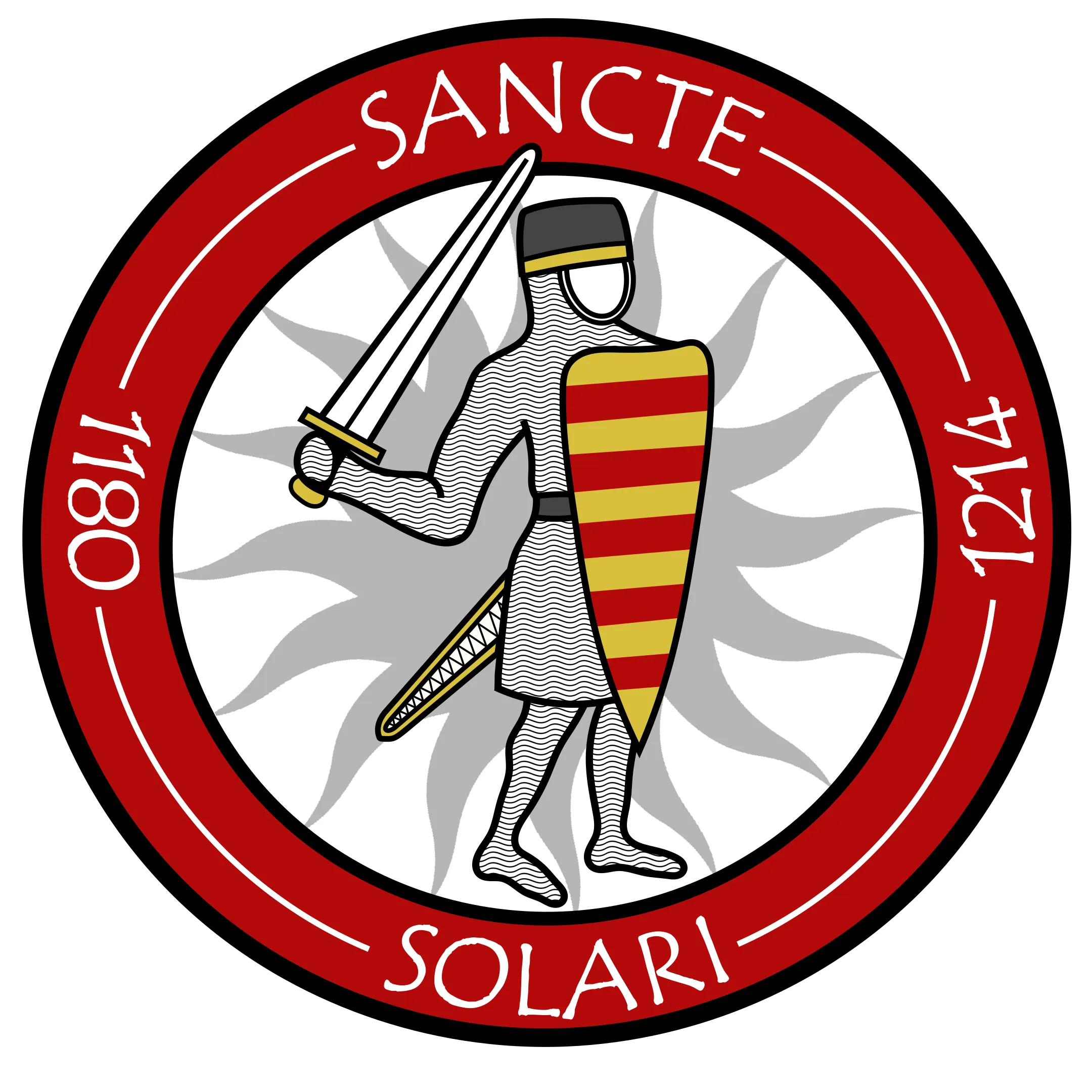 Voici le logo de la marque SANCTE SOLARI qui représente son identité graphique.