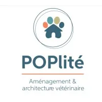 Voici le logo de la marque POPLITE ARCHITECTURE qui représente son identité graphique.