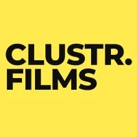 Voici le logo de la marque CLUSTR FILMS qui représente son identité graphique.