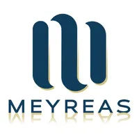 Voici le logo de la marque MEYREAS qui représente son identité graphique.