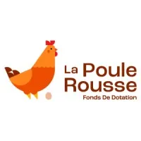 Voici le logo de la marque FONDS DE DOTATION LA POULE ROUSSE qui représente son identité graphique.