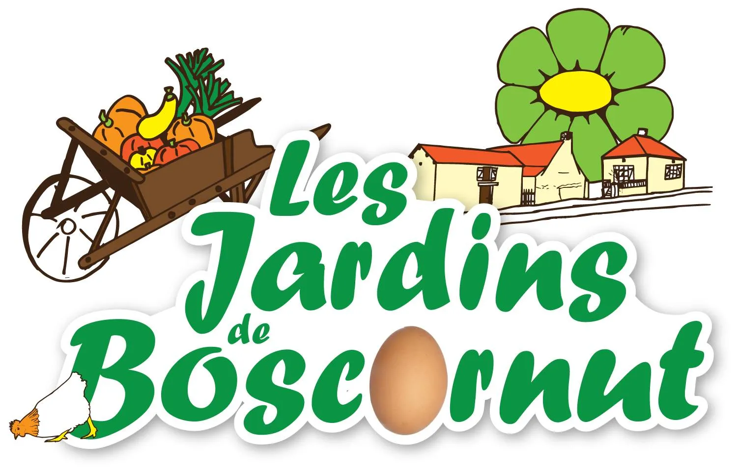 LES JARDINS DE BOSCORNUT logo