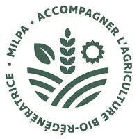 Voici le logo de la marque MILPA GROUPE qui représente son identité graphique.