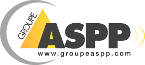 Voici le logo de la marque ASPP SOLUTIONS qui représente son identité graphique.