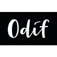 Voici le logo de la marque ODIF (ODIF OBSERVATION DEVELOPPEMENT) qui représente son identité graphique.