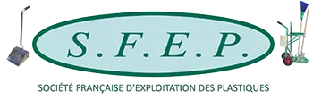 Voici le logo de la marque SOC FR D'EXPLOITATION DES PLASTIQUES (SFEP) qui représente son identité graphique.