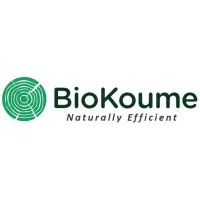 Voici le logo de la marque BIOKOUME qui représente son identité graphique.