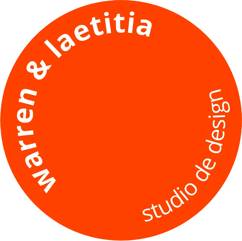 WARREN & LAETITIA logo