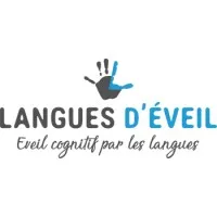 Voici le logo de la marque LANGUES D'EVEIL EVEIL COGNITIF PAR LES LANGUES qui représente son identité graphique.