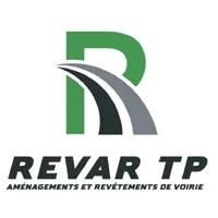 Voici le logo de la marque REVAR TP qui représente son identité graphique.