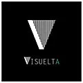 Voici le logo de la marque VISUELTA qui représente son identité graphique.