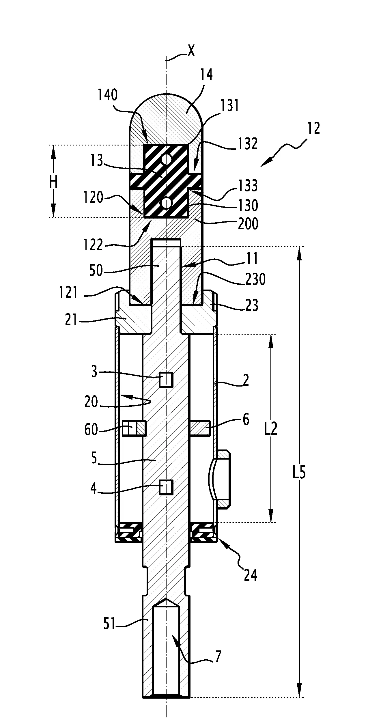 Tete de mesure destinee a equiper un penetrometre dynamique et procede de mesure a l'aide d'une telle tete de mesure