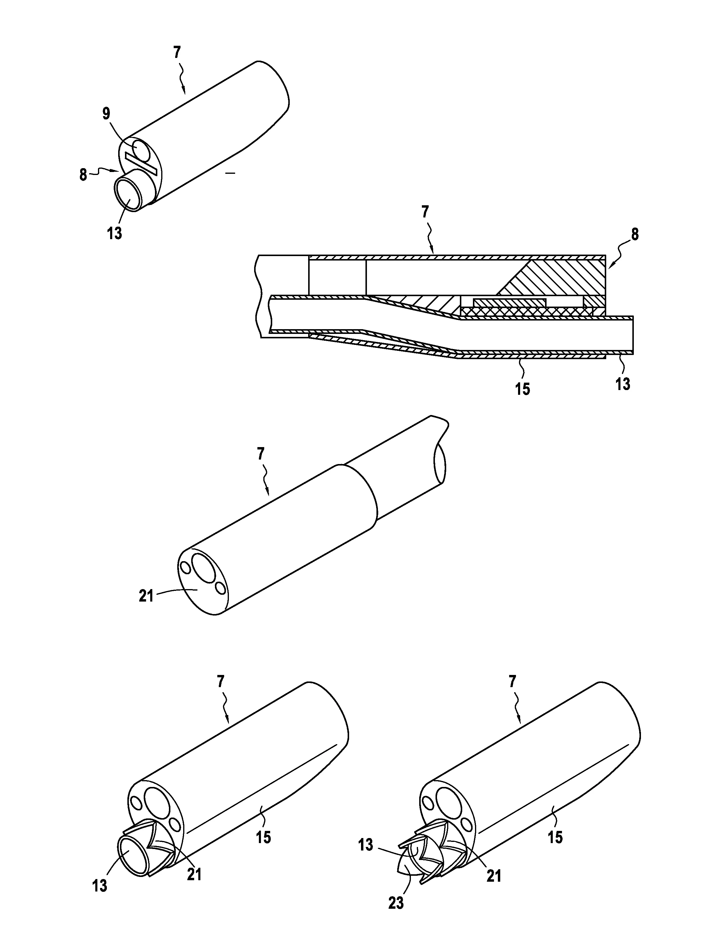Instrument pour endoscope.