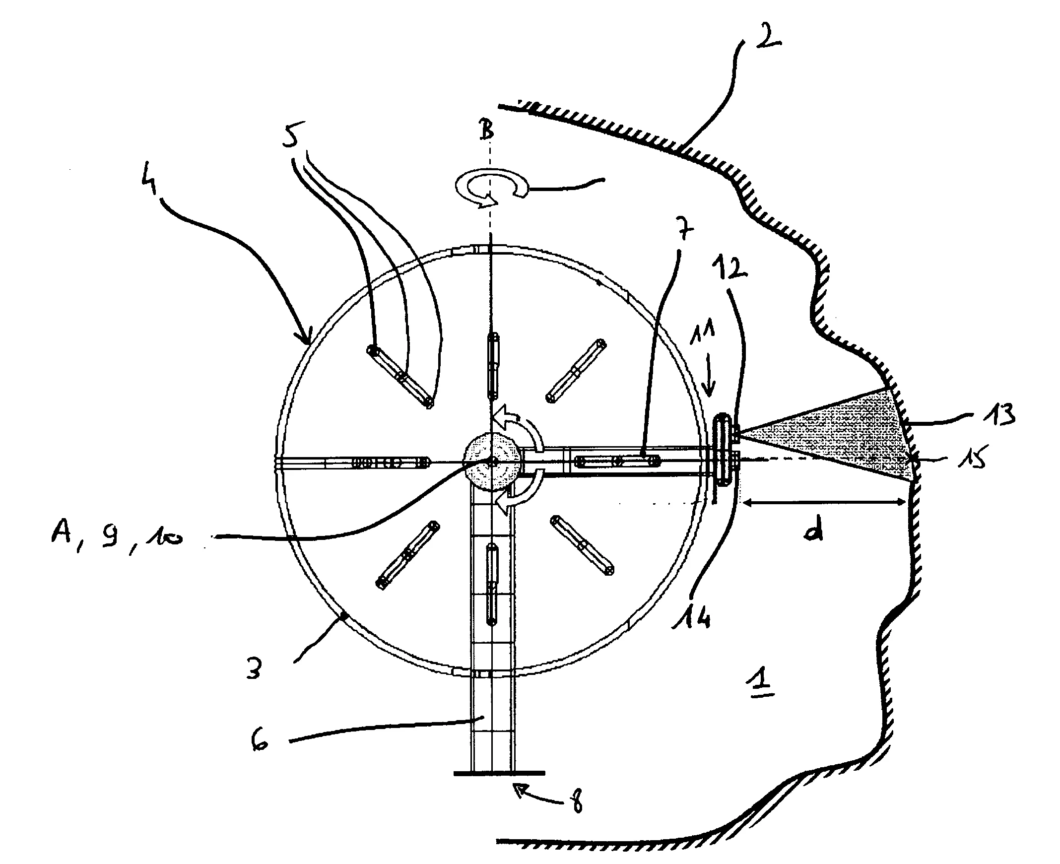 Dispositif de mesure et de representation des sources de bruit a l'interieur d'un espace
