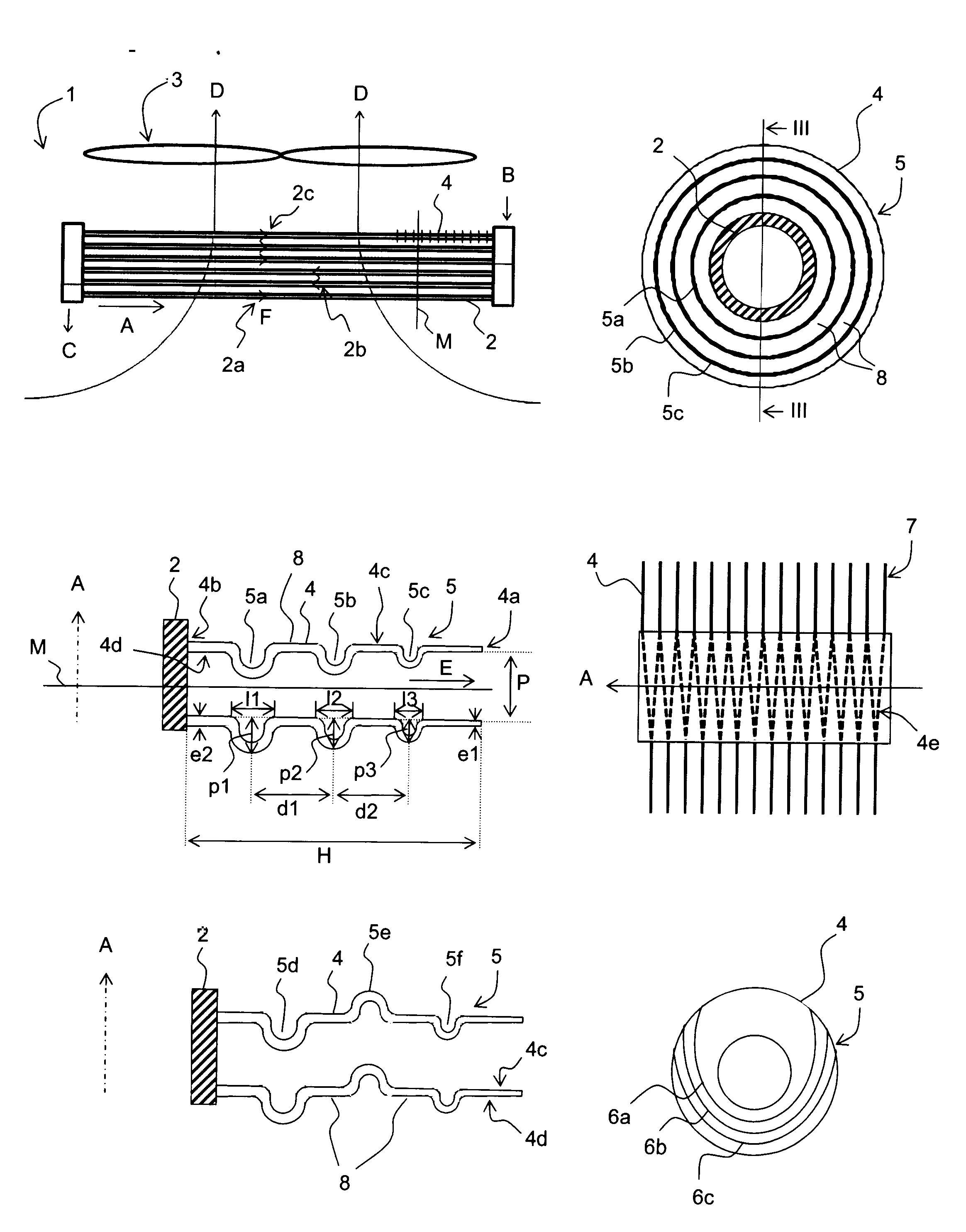 Echangeur de chaleur comprenant des tubes a ailettes rainurees
