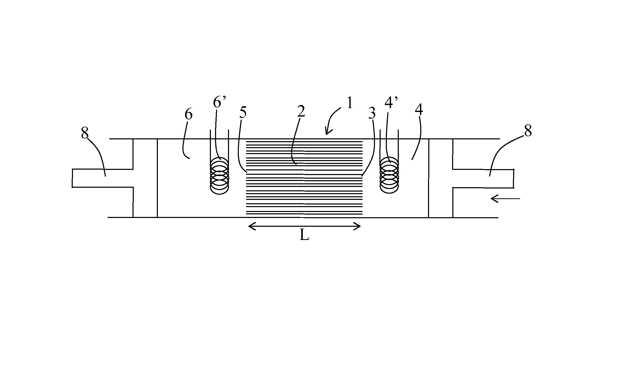 Procede de generation de flux thermique a partir d'un element magnetocalorique et generateur thermique magnetocalorique