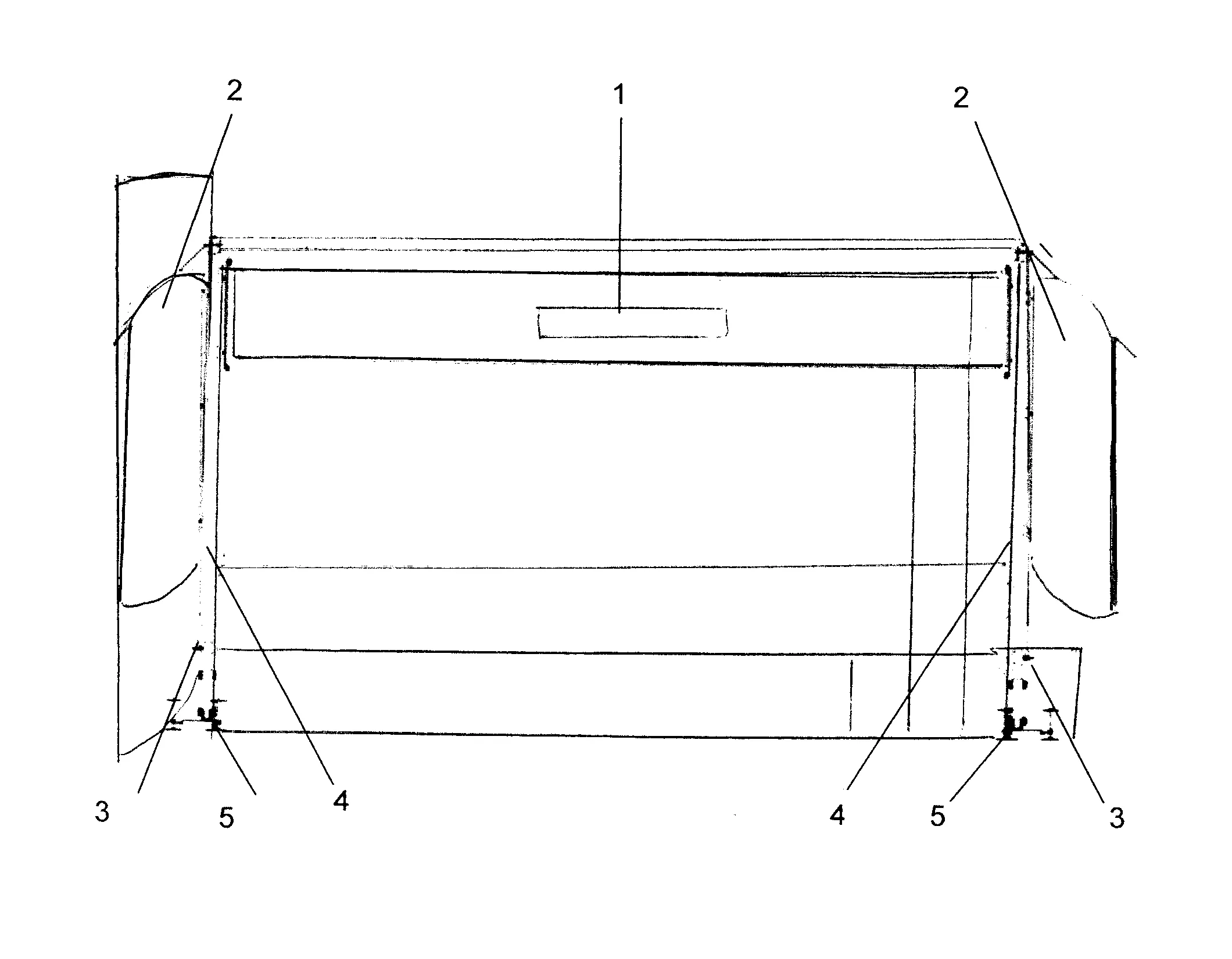 Portique pour banderoles