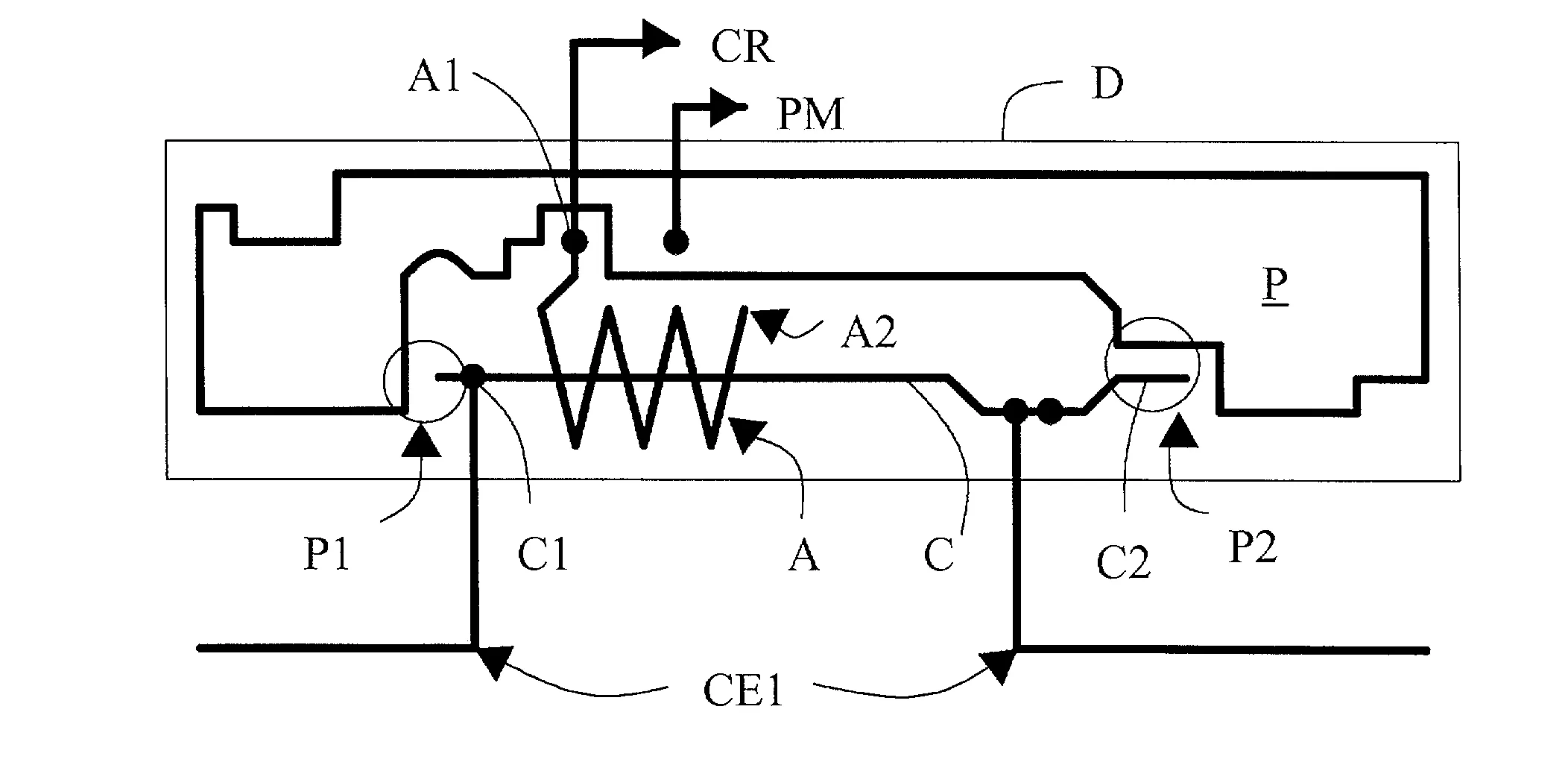 Dispositif d'emission/reception de signaux radiofrequences pour un appareil domestique alimente par un reseau electrique