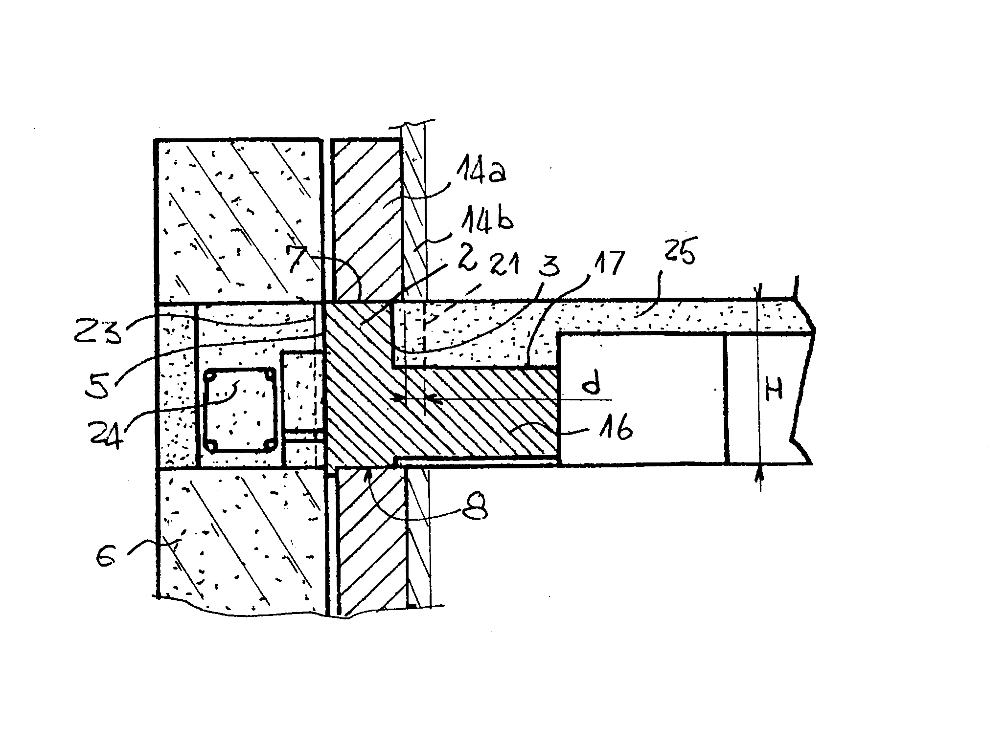 Dispositif d'interruption thermique pour plancher en beton et plancher equipe d'un tel dispositif