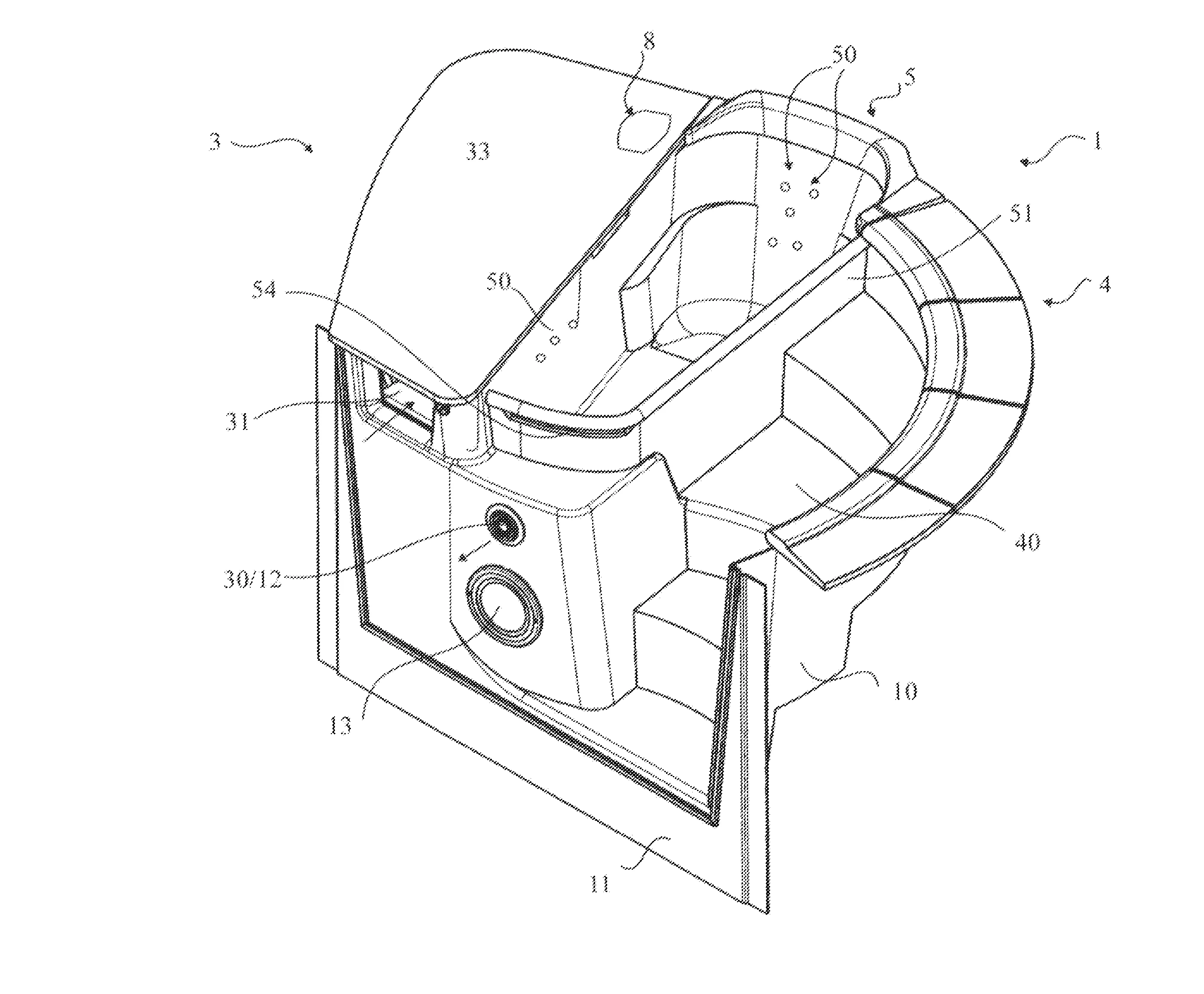 Module technique notamment pour piscine comportant une zone de traitement thermal