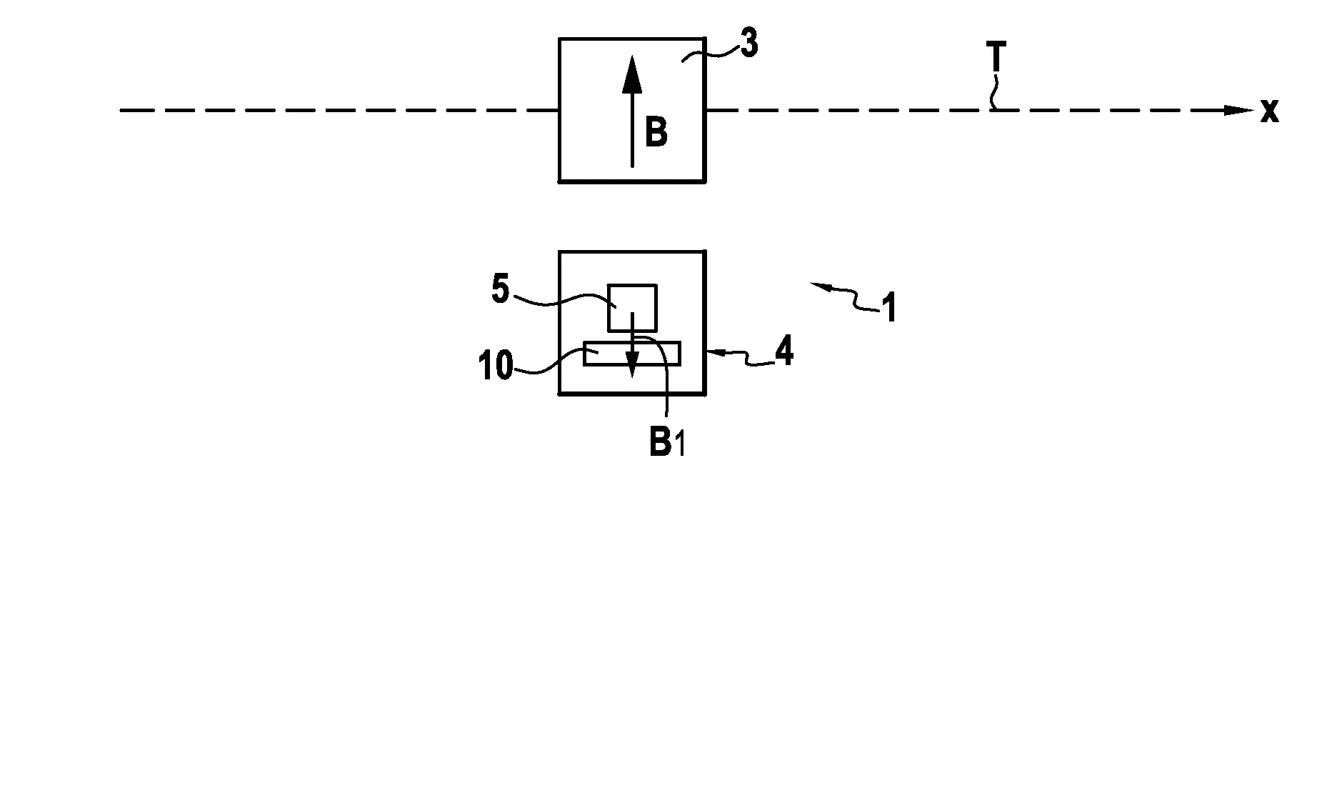 Procede et capteur magnetique de mesure pour la detection sans contact de mouvements
