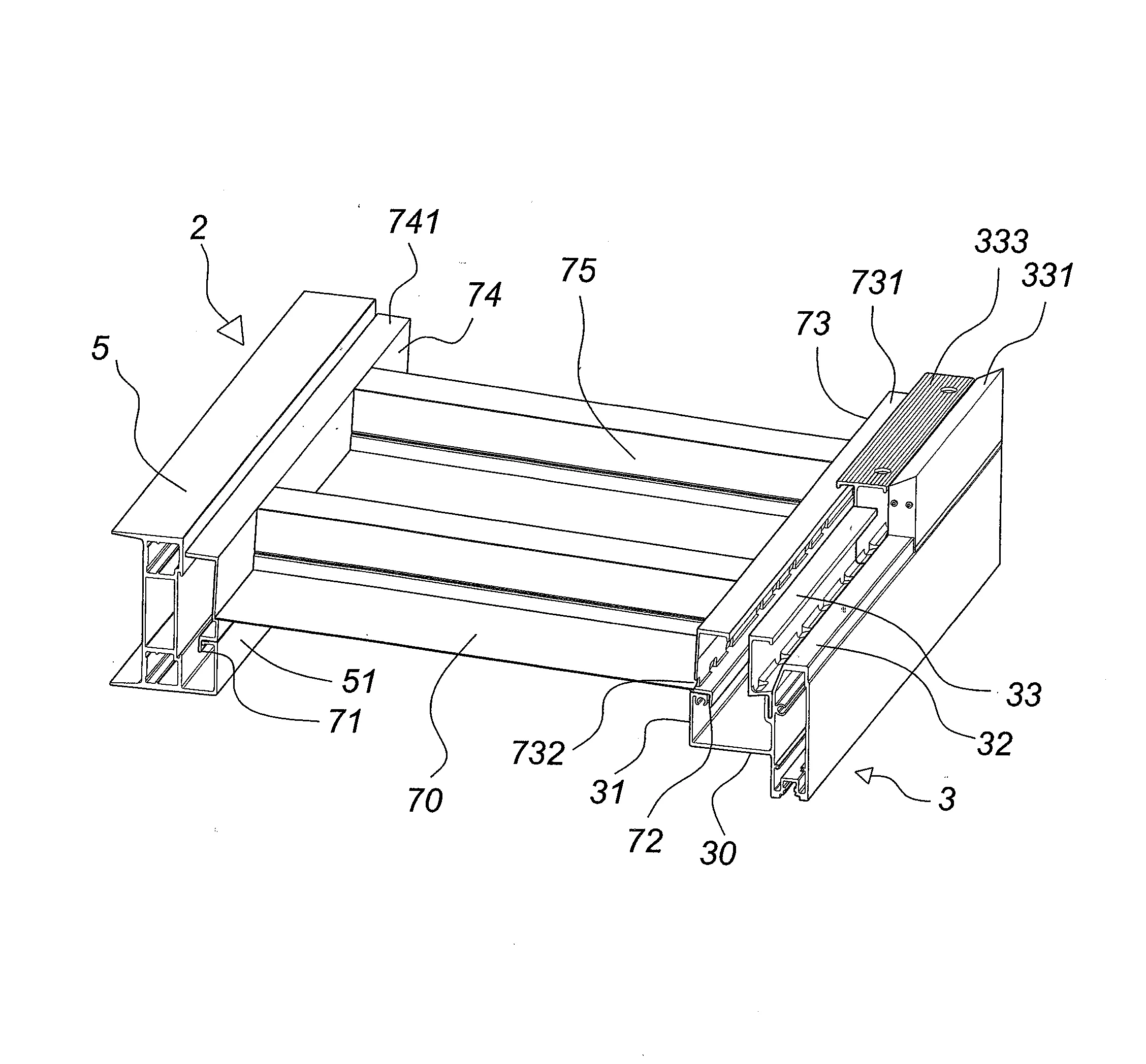 Plateforme telle que balcon ou terrasse