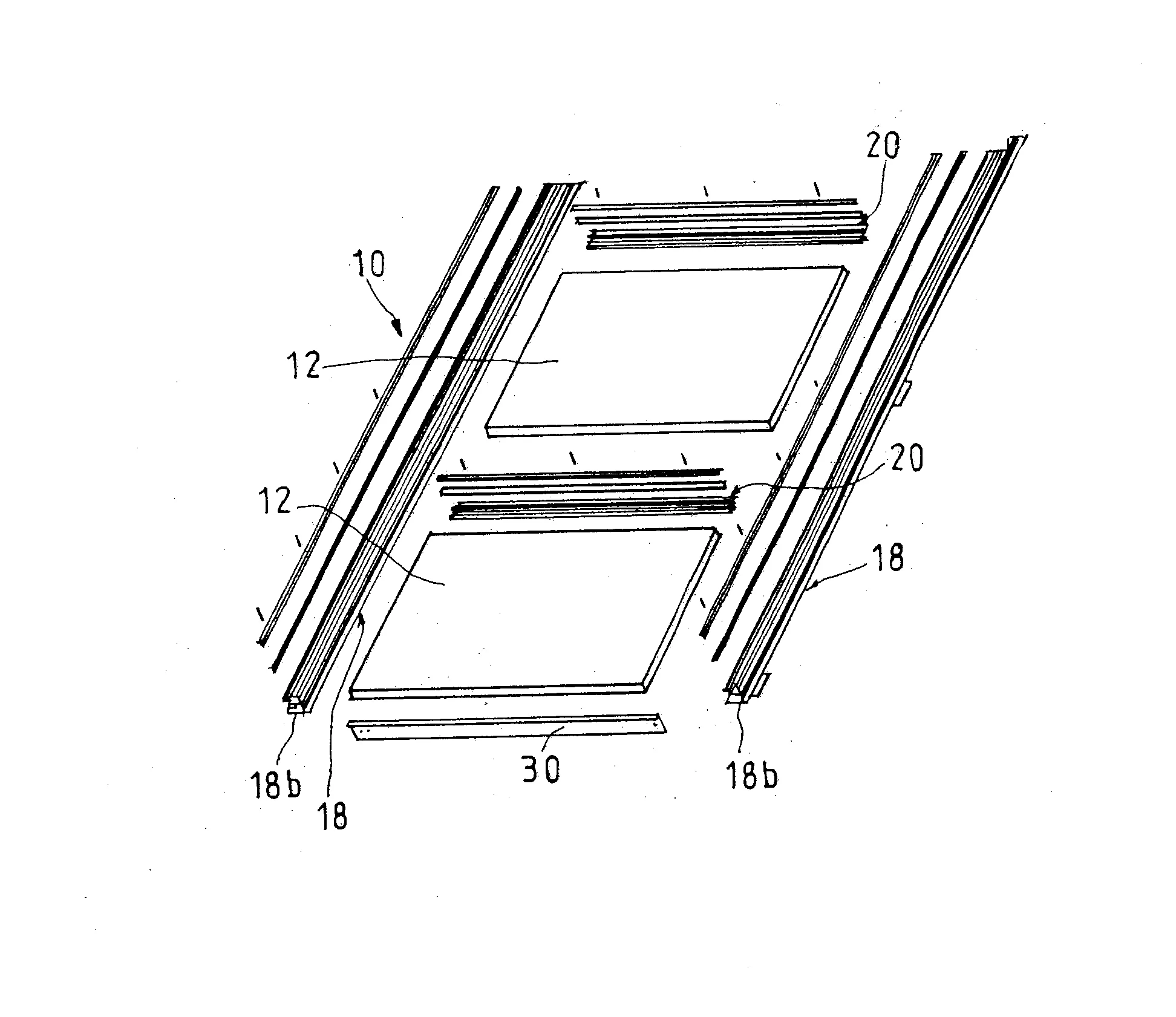 Dispositif de fixation de panneaux solaires et procede de montage de panneaux solaires