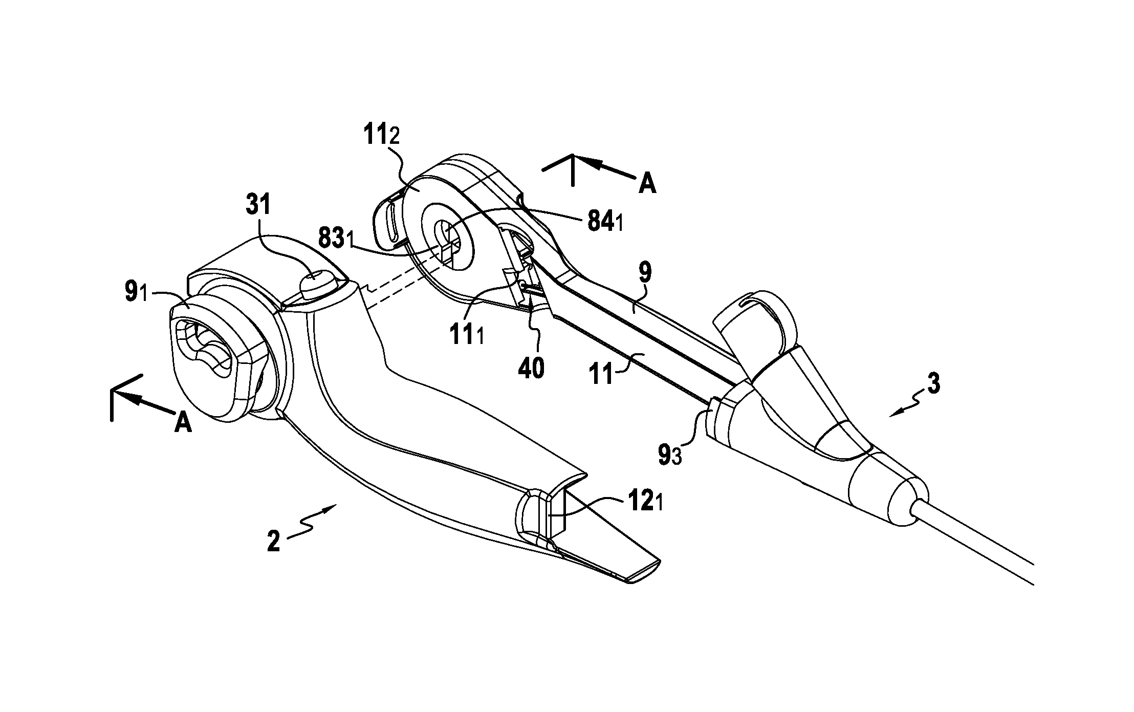 Endoscope medical comportant un instrument consommable avec circuit de circulation d'un fluide