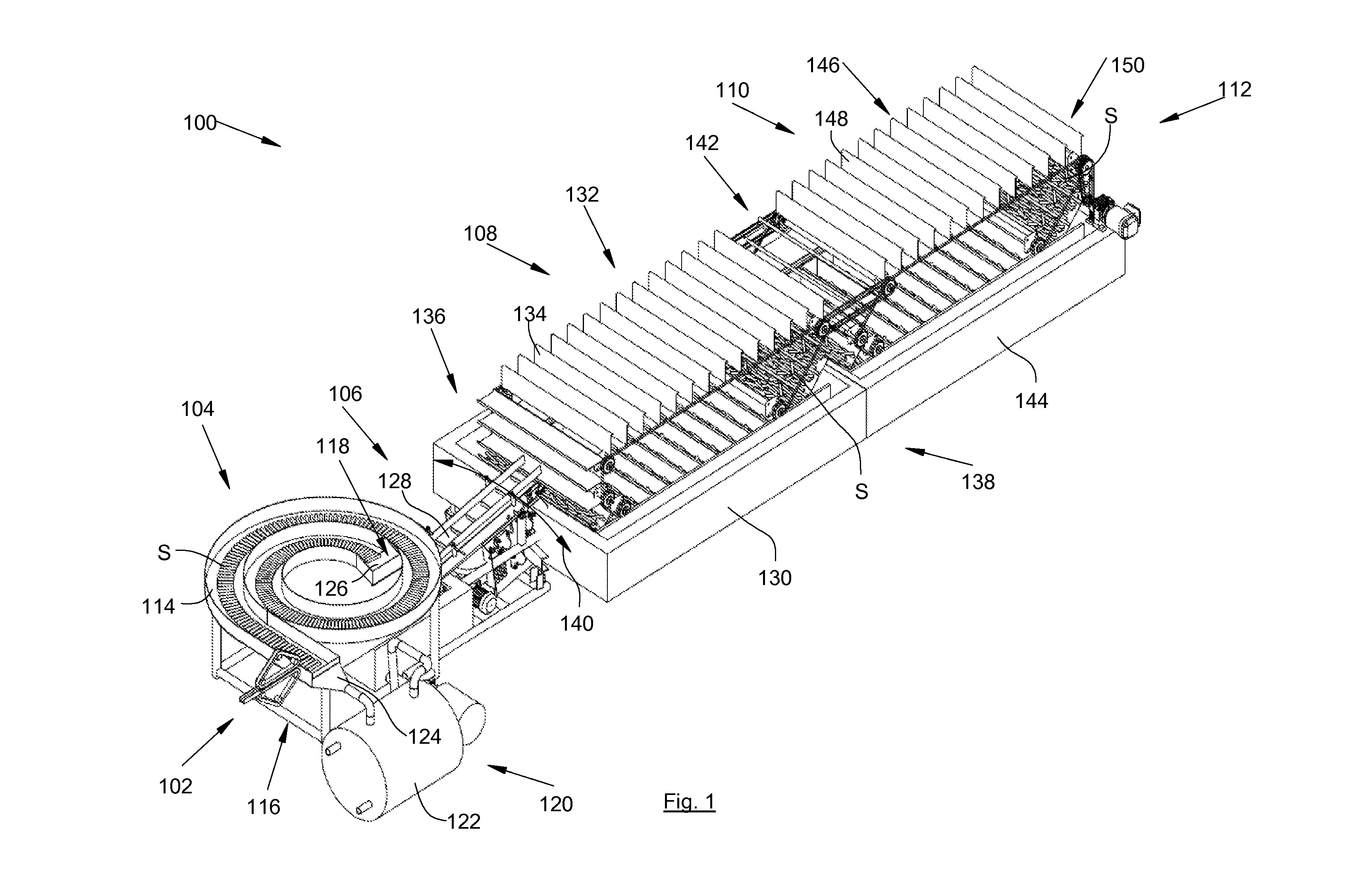 Dispositif de traitement thermique de saucisses du type saucisses co-extrudees