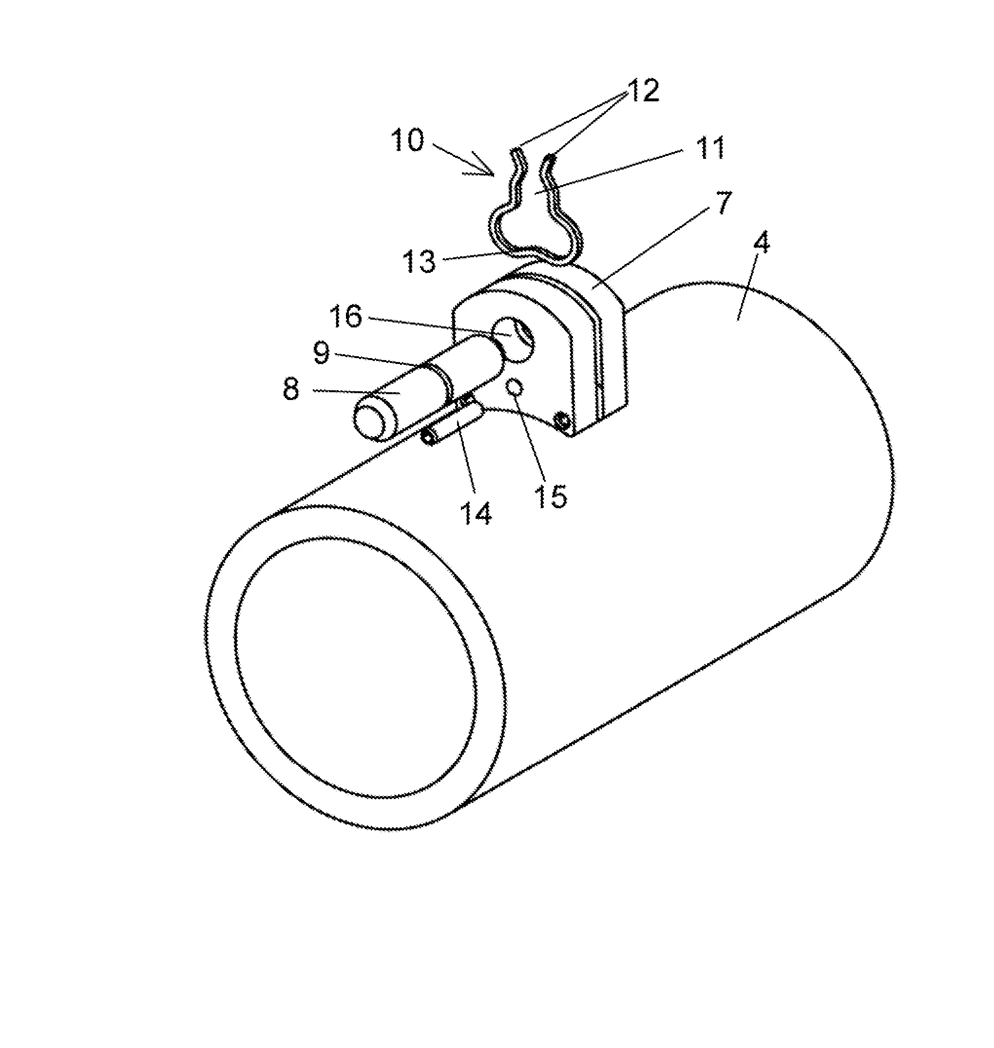 Dispositif de fixation de couteaux sur le rotor d'une faucheuse-debroussailleuse