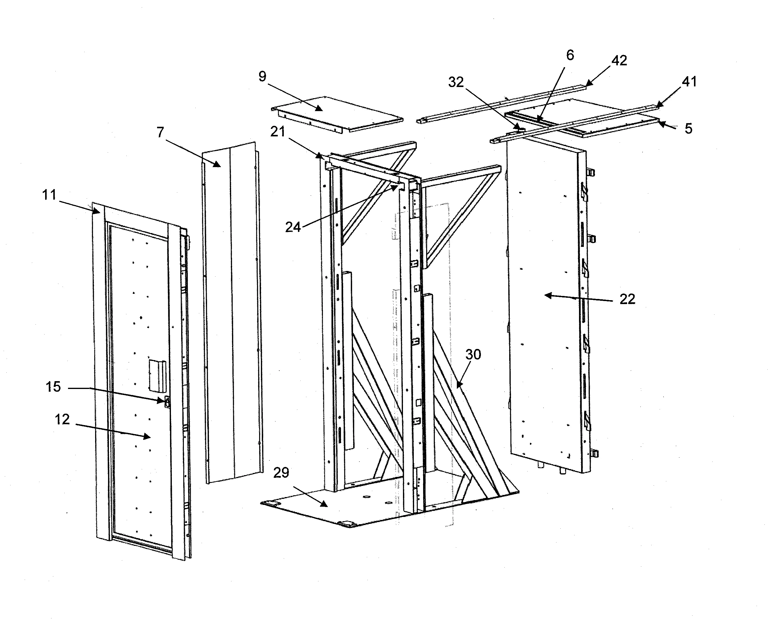 Dispositif de securisation d'un bloc-porte exterieur.
