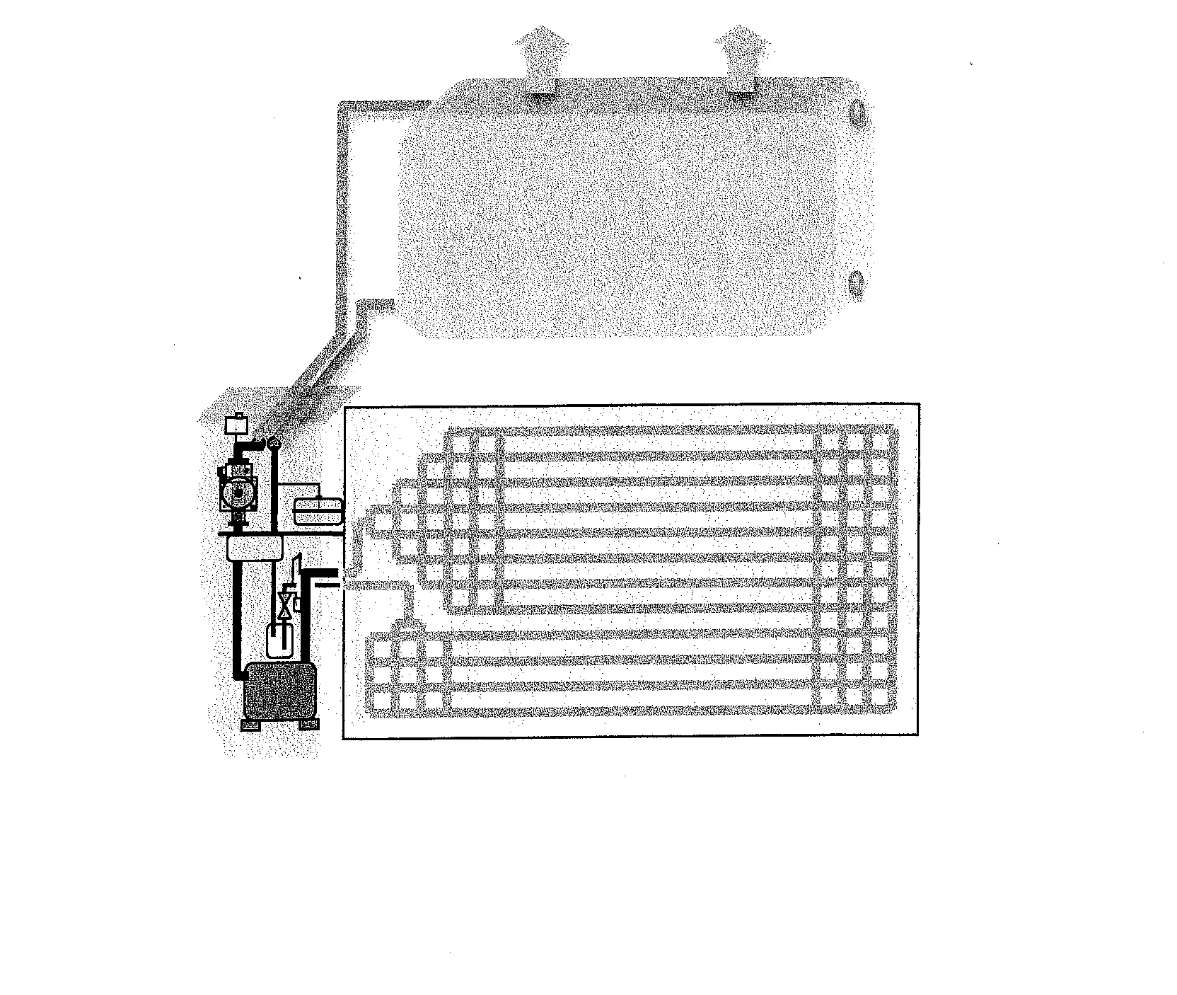 Systeme de chauffage avec pompe a chaleur monobloc exterieur a capteur evaporateur