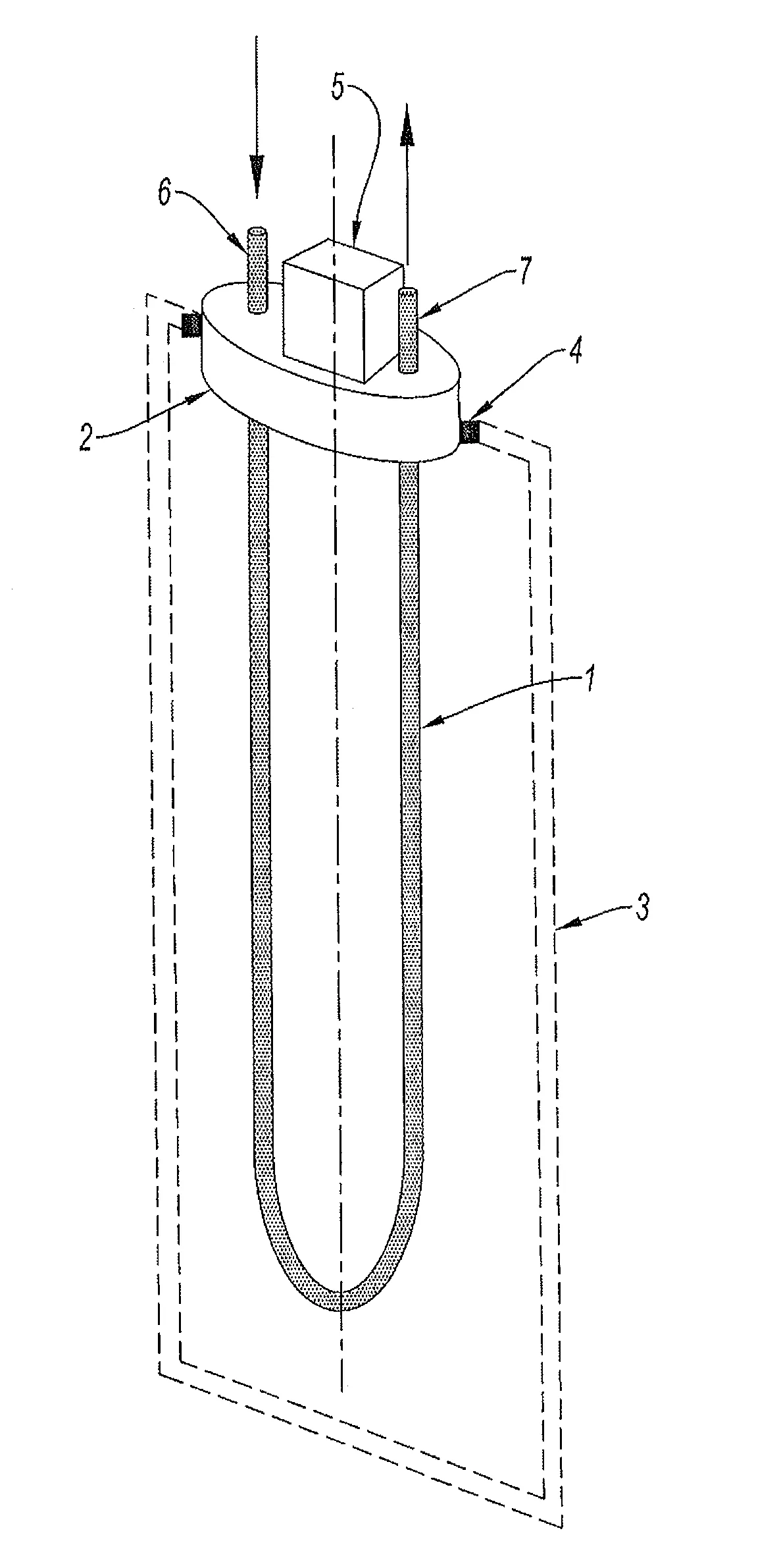 Procede de nettoyage du tube en u de la cellule de mesure d'un densimetre