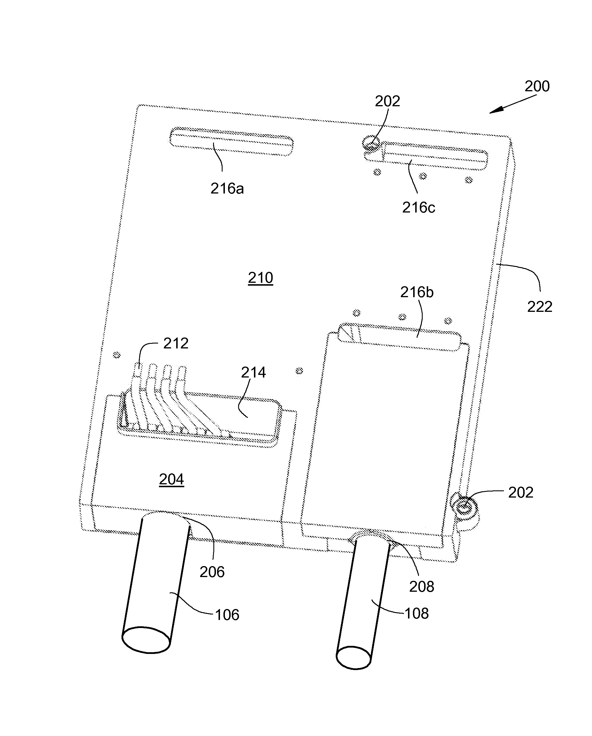 Platine support destinee a recevoir un compteur electrique