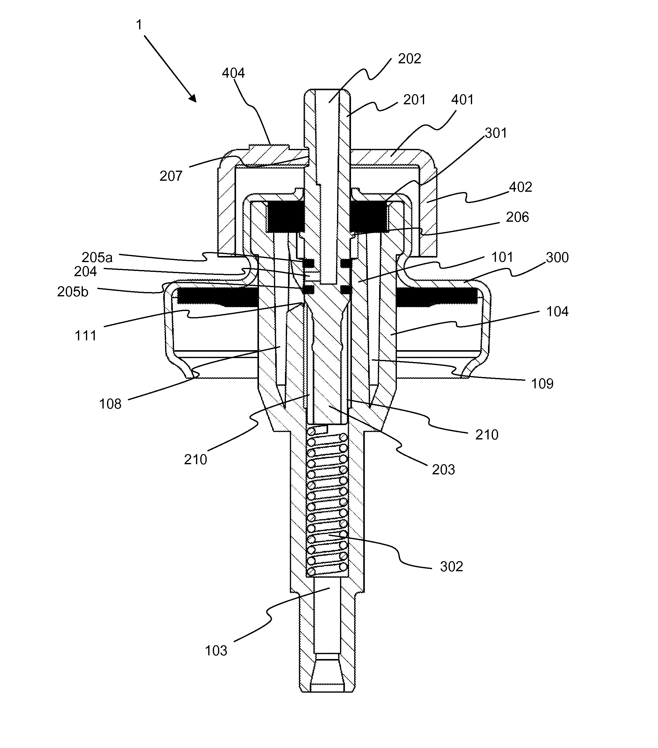 Valve multidose