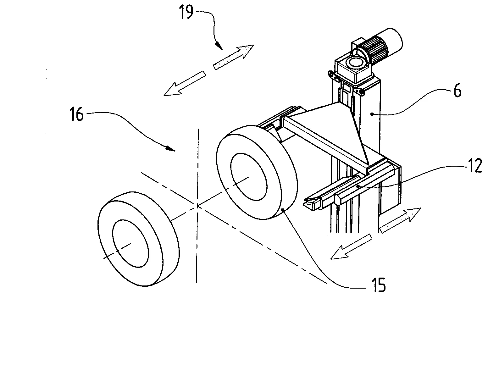 Dispositif de levage sous forme d'une colonne de levage