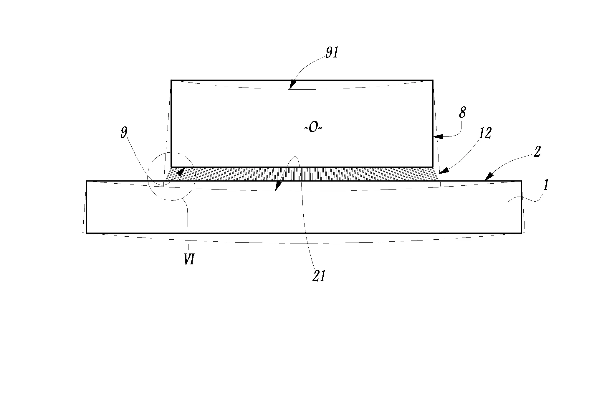 Procede de realisation d'un objet par solidification de poudre a l'aide d'un faisceau laser avec insertion d'un organe d'absorption de deformations
