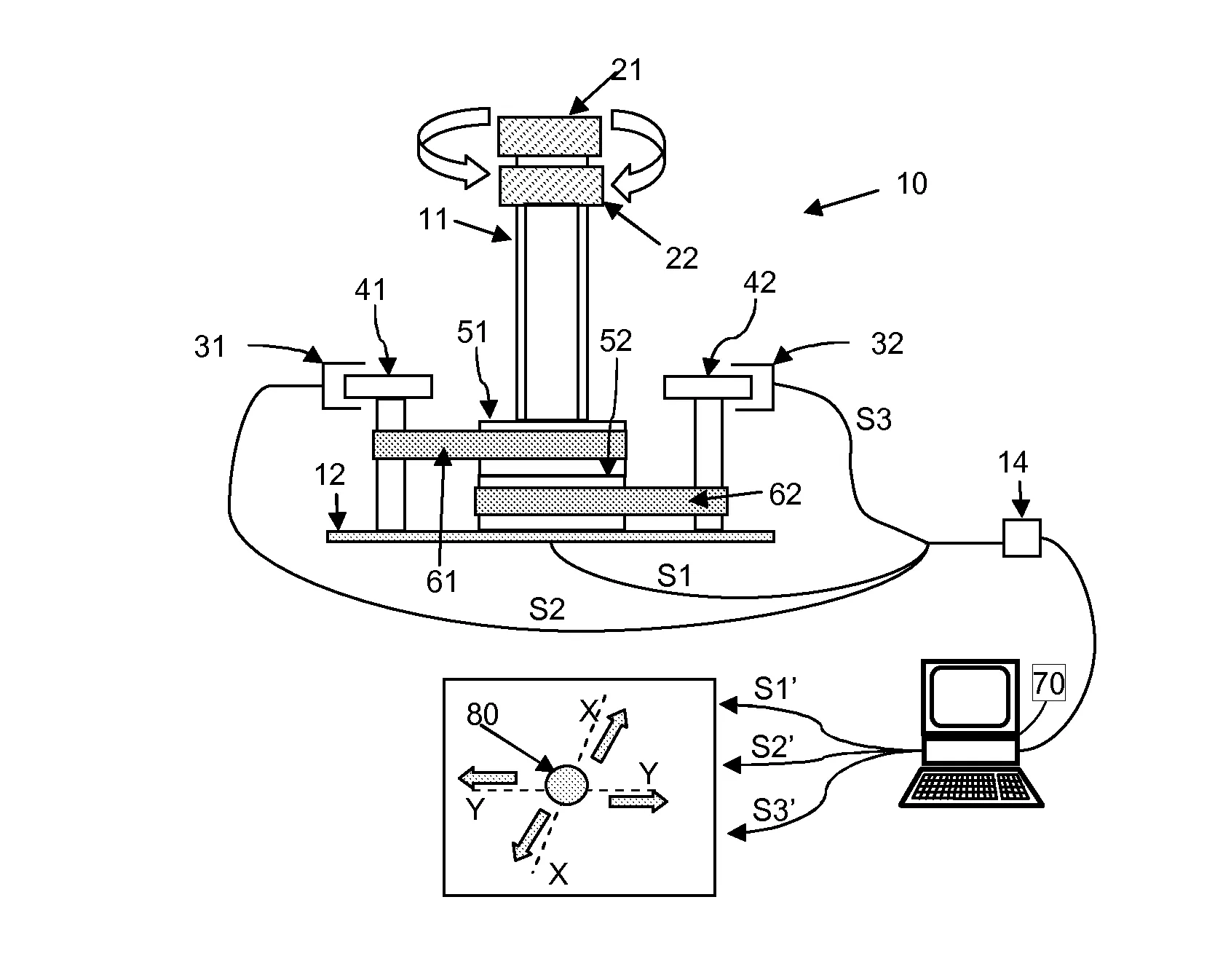 Joystick de pointage a haut degre de precision