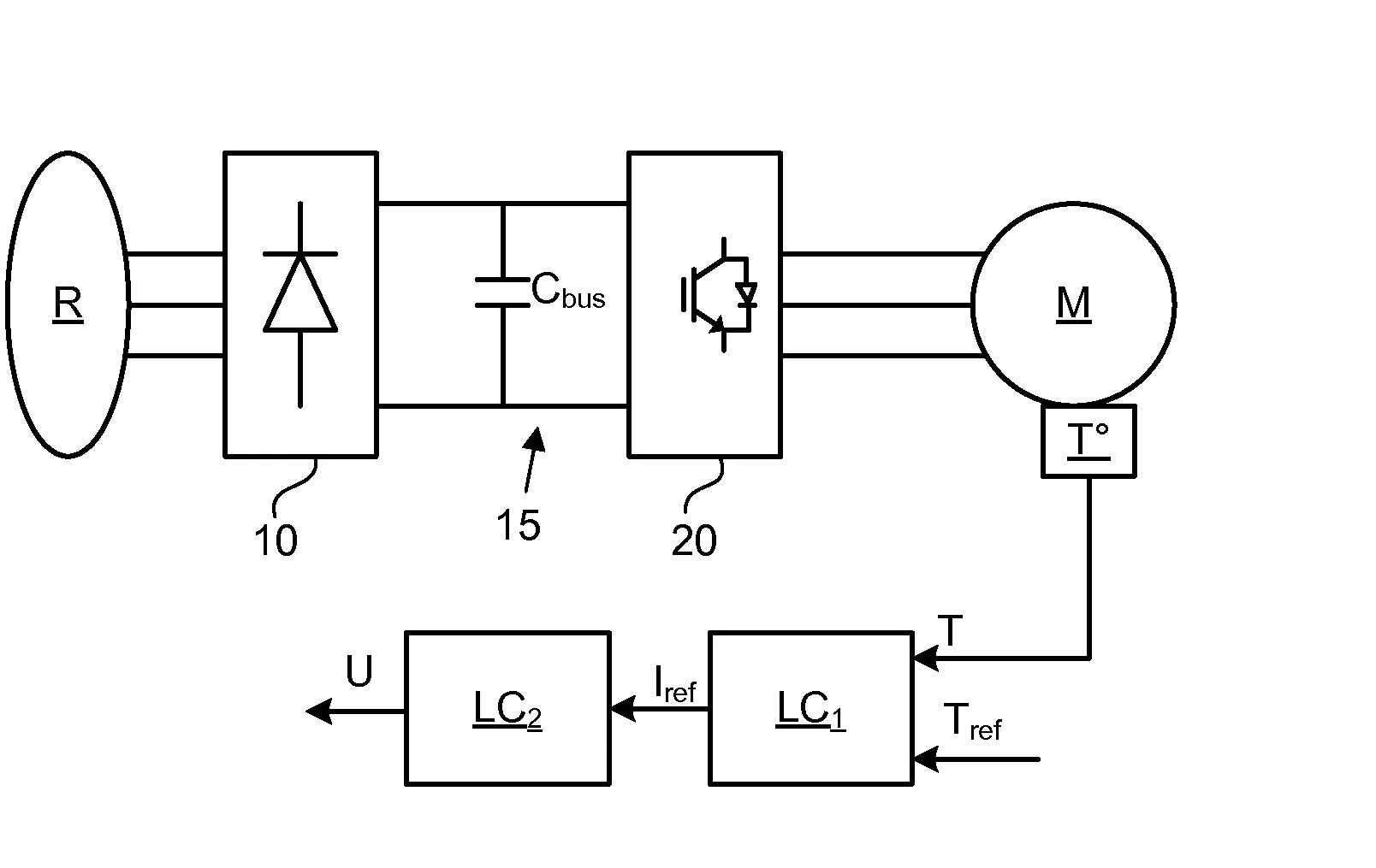 Procede de commande mis en oeuvre dans un variateur de vitesse pour le prechauffage d'un moteur electrique