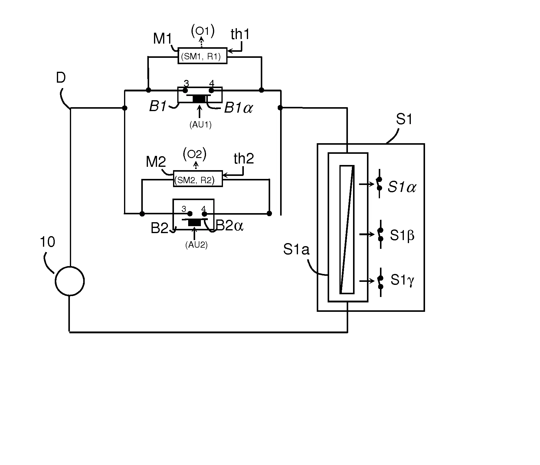 Dispositif de verification du bon fonctionnement de la chaine de commande d'un systeme de coupure et d'arret d'urgence d'une installation electrique