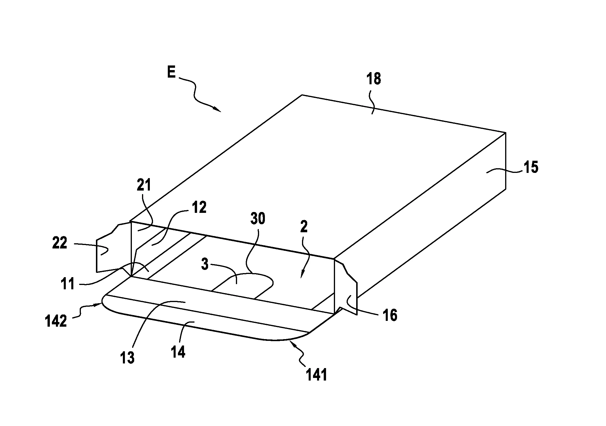 Etui d'emballage de produits pharmaceutiques et flanc predecoupe pour sa realisation